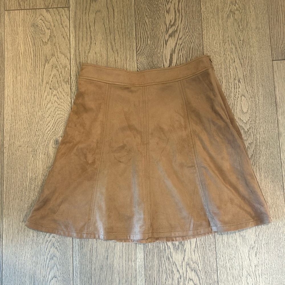 NWT Loft faux suede skirt